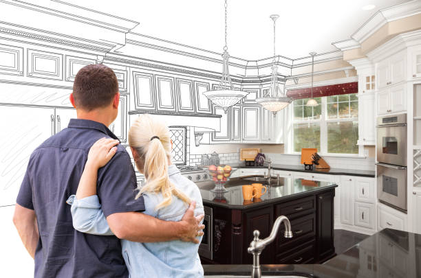 Professional Kitchen Island Installation technician working in Liberty Hill, TX